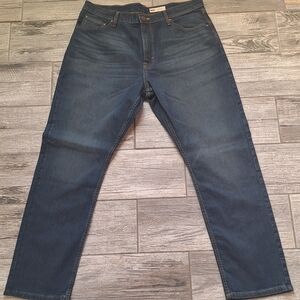 Wrangler Men's Dark Blue Athletic Fit Jeans 38x30